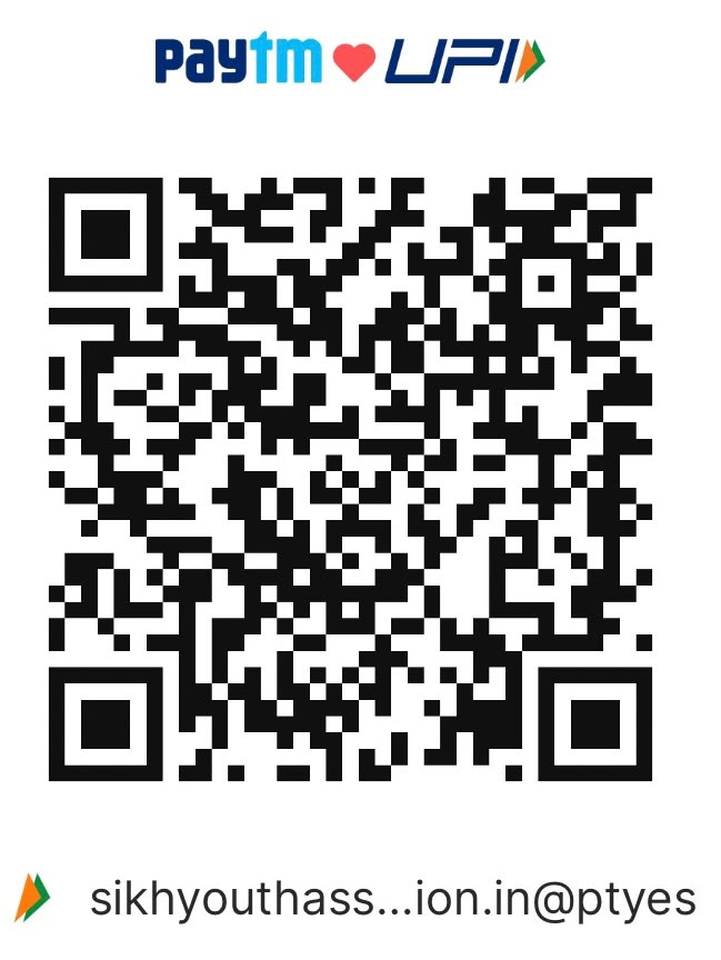 UPI QR code — sikhyouthassociation.in@ptyes